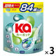 Ka カーポッド 部屋干し ボール型洗濯洗剤 超特大 1セット（84粒入×3個） 王子製薬