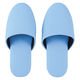 【スリッパ】子供用 テンダイ 抗菌 レザー調ビニールスリッパ ライトブルー  1セット（1足×4）