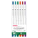 ゼブラ クリッカート6色セット ダークカラー WYSS22-BC-6CDK 1セット