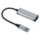 ナカバヤシ USB A ー 有線LANアダプタ 1Gbps シルバー ULA-A01SL 1個