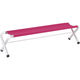 パックス工業 折りたたみ式アルミ製ベンチ ピンク AL-CBP（直送品）
