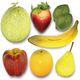 みはし 果物オブジェ フェイクフードインテリア フルーツセット NAC003S 1セット(8個入（直送品）