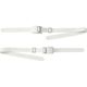 セグフィックスストレッチャー用ベルト ホワイト 24-7112-00 1組（2本入）（直送品）