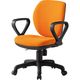 藤沢工業 TOKIO FSTシリーズ オフィスチェア 肘あり FST-77A オレンジ 1脚（取寄品）