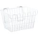 リンエイ ワイヤーバスケット キャリア付（C50 STD用） ホワイト H-2（直送品）