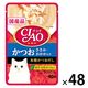 いなば CIAO チャオ 猫 かつお ささみ・おかか入り 国産 40g 48袋 キャットフード パウチ