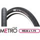 井上ゴム工業 メトロ ブラック（26×1.75） M-119（直送品）