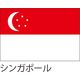 服部 応援・装飾用旗 シンガポール 135×90cm ポンジ flag0080 1枚