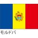 【世界の国旗】服部 応援・装飾用旗 モルドバ 135×90cm ポンジ 1枚（直送品）