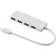 USBハブ Type-C USB3.1(Gen1) Aメス4ポート バスパワー 15cmケーブル ホワイト U3HC-A429BWH エレコム 1個