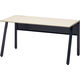 オカムラ VILLAGE VD-Aデスク 平机 幅1400×幅700×高さ720mm 天板ライトオーク/脚ブラック 1台（取寄品）