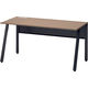 【軒先渡し】オカムラ VILLAGE VD-Aデスク 平机 幅1400×幅700×高さ720mm 天板ミディアムウォールナット/脚ブラック 1台（直送品）