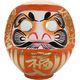 高崎だるま オレンジ 10号 28×26×30cm 家内安全・大願成就 HKDM-10-OR-1（直送品）