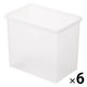 無印良品 ポリプロピレン 収納ボックス 大 幅37×奥行25×高さ31.5cm 1箱（6個入） 良品計画
