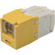 パンドウイットコーポレーション PANDUIT カテゴリ6 シャッター付モジュラージャック 黄 CJH688TGYL 1個 828-5895（直送品）