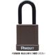 パンドウイットコーポレーション パンドウイット ロックアウト用非電導性パドロック 茶 PSL-8BR 1個 814-6553（直送品）