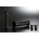 BRC 汎用カラーグリップ 黒 貫通式 バーエンド付 903335（直送品）