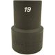フラッシュツール スプライン袋ナット用ソケット19mm SQW-19（直送品）