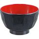 福井クラフト はつり亀甲汁椀 黒内朱 A 1セット（10入）（直送品）