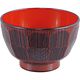 福井クラフト はつり亀甲汁椀 栃内朱 A 1セット（5入）（直送品）