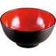 福井クラフト 千筋丼 黒内朱 A 1セット（3入）（直送品）