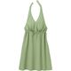 ハネクトーン早川 ホルターワンピース リーフグリーン F WP758-3（直送品）