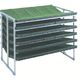 昭和ブリッジ販売 昭和 NC型アルミ苗箱収納棚 NC-60K-20 1台 125-2297（直送品）