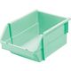 ヒシ T型コンテナ(ネスティングタイプ) パステルグリーン W192×D285×H140 PAT-5-PG 1セット(12個)（直送品）