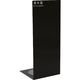 日本ドライケミカル ドライケミカル 10型、20型エル型スタンド ブラック NDS1000BL 1台 312-7601（直送品）