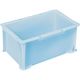 三菱ケミカル ヒシ S型コンテナ パステルブルー 有効内寸229×132×122mm PAS-4-PB 1個 368-9337（直送品）
