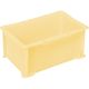 三菱ケミカルインフラテック ヒシ S型コンテナ パステルイエロー 有効内寸229×132×122mm PAS-4-PY 1個（直送品）