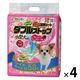 クリーンワン 香る消臭ダブルストップ 小型犬用 フレッシュフローラル ワイド 58枚 4袋