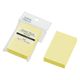 エコー金属 No.2 ふせん紙 50×75mm(イエロー)150枚×1冊 1199-294 1セット(5個)
