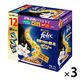 （バラエティパック）フィリックス 猫 我慢できない隠し味ゼリー お魚とお肉（50g×12袋）3個 キャットフード