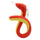 池田工業社 りくにいますよ。(へび赤)くねくねマスコット 9250700 1個