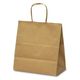 ベルベ 紙袋 1628 自動紐手提袋 T-5W 茶無地 1袋(50個)