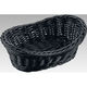 トーダイ 樹脂バスケット FG-530-BK舟型バスケット 20型 ブラック 01053020 1袋(1個)（直送品）