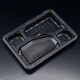 リスパック 弁当容器 バイオデリカ やすらぎ10-2B 黒 RHDT352 1袋(50個)（直送品）