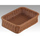 トーダイ 樹脂バスケット RE-316-BR角型バスケット 33型 ブラウン 01031633 1個