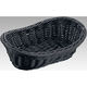トーダイ 樹脂バスケット FG-531-BK舟型バスケット 25型 ブラック 01053125 1袋(1個)（直送品）