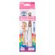 【歯科医推奨】 こども用電動歯ブラシ ベビースマイルレインボー（0才～）ピンク ソフトブラシ2本付き S-206P 1個 シースター