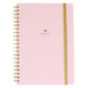 ラボクリップ ノート A5 7ミリ 横罫 カミーユ ライトピンク CMNT01-LP