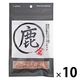 鹿肉旨焼きジャーキービッツ 国産 70g 10袋 ドッグフード 犬 おやつ