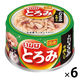 いなば とろみ とりささみ・牛肉入り 80g 国産 6缶 ドッグフード ウェット