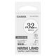 カシオ KL-LE900専用丸型ラベル きれいにはがせる強粘着タイプ 白地に黒文字 XR-36CTWE1 1個