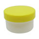 エムアイケミカル 軟膏容器プラ壷Aー2号(未滅菌) 黄 6102 1セット(100個入)
