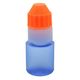 エムアイケミカル点眼容器フレッシュ3号（10mL）（滅菌済） 本体色: コバルト/キャップ色:オレンジ 4631 1箱（25本×6袋入）（直送品）
