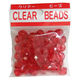 創アンド遊 クリアビーズ単色 赤 CB-200-001 1セット（2袋）