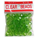 創アンド遊 クリアビーズ単色 緑 CB-200-007 1セット（10袋）