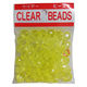 創アンド遊 クリアビーズ単色 黄 CB-200-002 1セット（10袋）